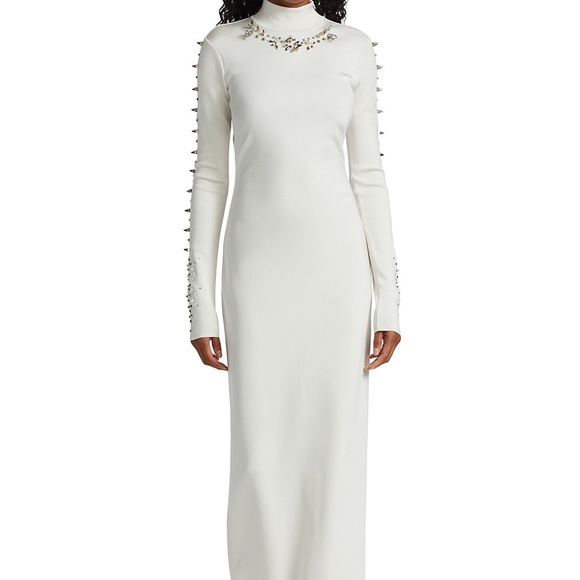 Givenchy Stud & Bead Embellished Gown. Size L. Retail $4780. - Picture 4 of 12